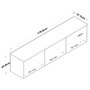 Hanah Home Armario Multiusos EA103 - 2566 Blanco